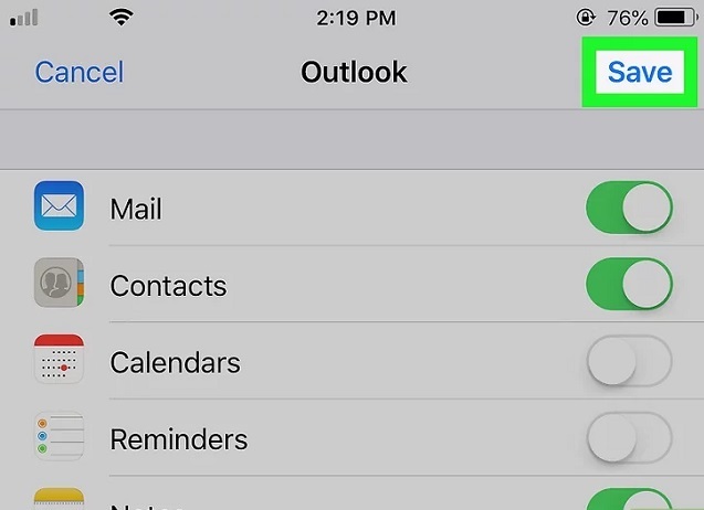 Chuyển danh bạ từ outlook sang Iphone dễ dàng