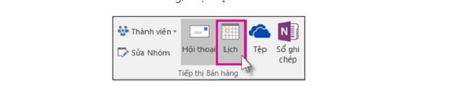 hướng dẫn cách lên lịch cuộc họp trong group mail Outlook