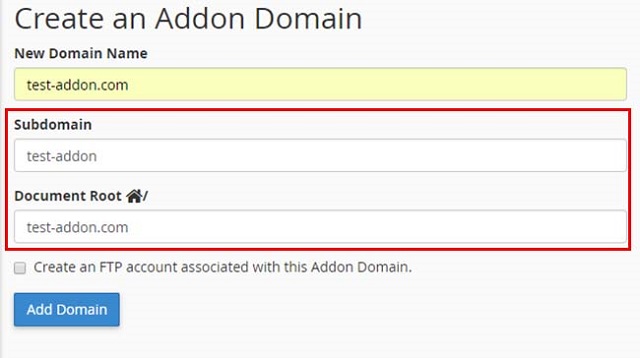 Hướng dẫn cách tạo Addon domain Hướng dẫn cách tạo Addon domain