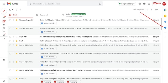 cách Chuyển danh bạ từ gmail sang outlook