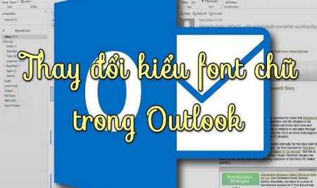 Hướng dẫn chi tiết cách chỉnh font chữ trong outlook