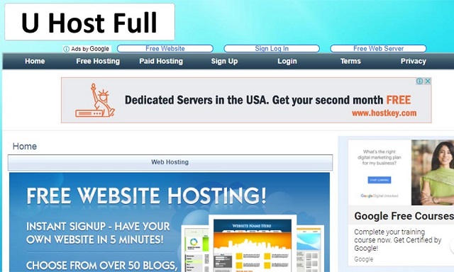 hosting miễn phí Uhostfull.com