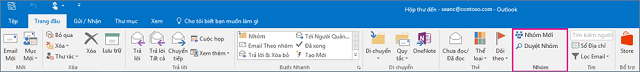 Cách tạo group email trong outlook trên Windows