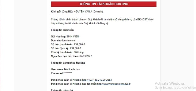 trỏ tên miền về hosting