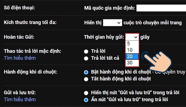 hướng dẫn hủy email đã gửi trên máy tính