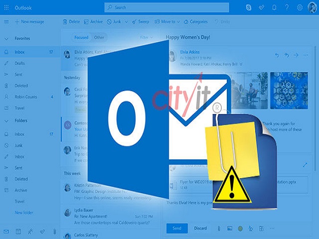 Outlook không gửi được file đính kèm và cách khắc phục