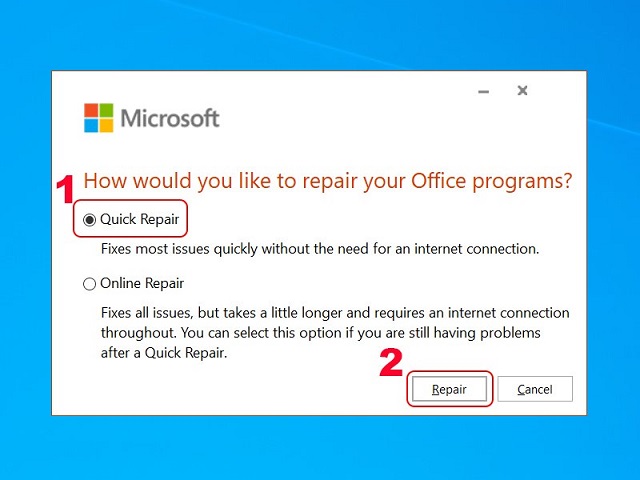 sửa lỗi outlook không nhận được mail