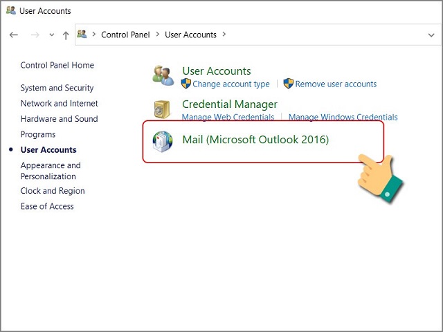lỗi outlook không nhận được mail