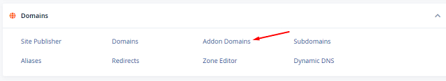 Hướng dẫn cách tạo Addon domain