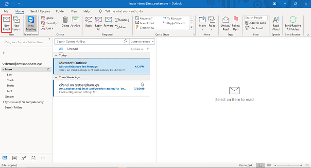 hướng dẫn cách tạo email outlook bằng Canvato