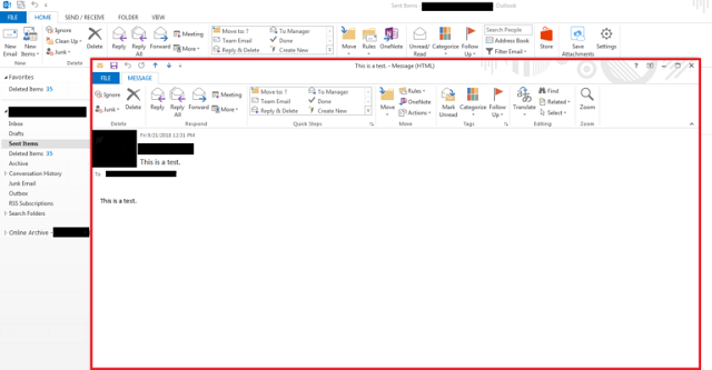 các bước thu hồi mail outlook