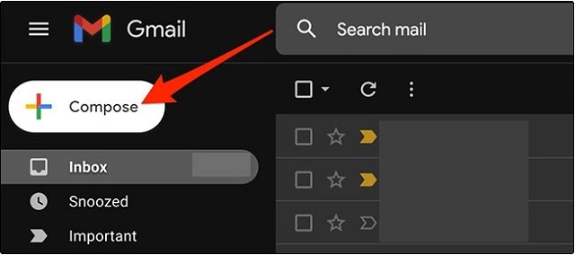 Cách Chèn bảng vào trong gmail bằng máy tính