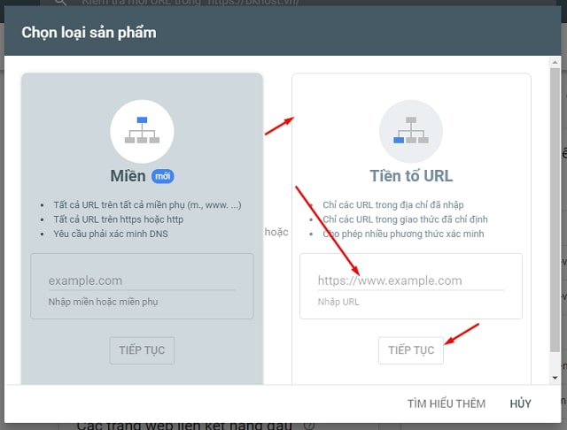 Hướng dẫn cài đặt google search console bằng tệp HTML