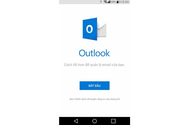 cài Outlook trên điện thoại iphone