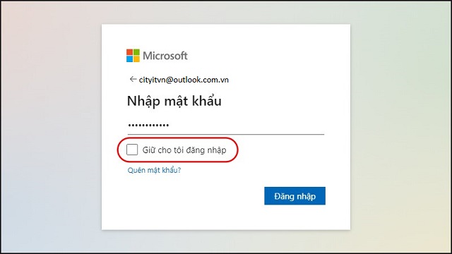 Hướng dẫn cách đăng nhập Outlook