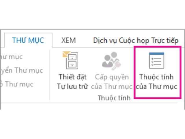 cách xem dung lượng bộ nhớ mail outlook