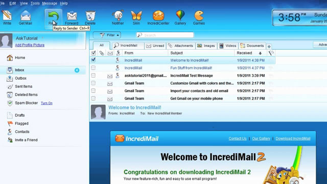 phần mềm email thay thế outlook IncrediMail