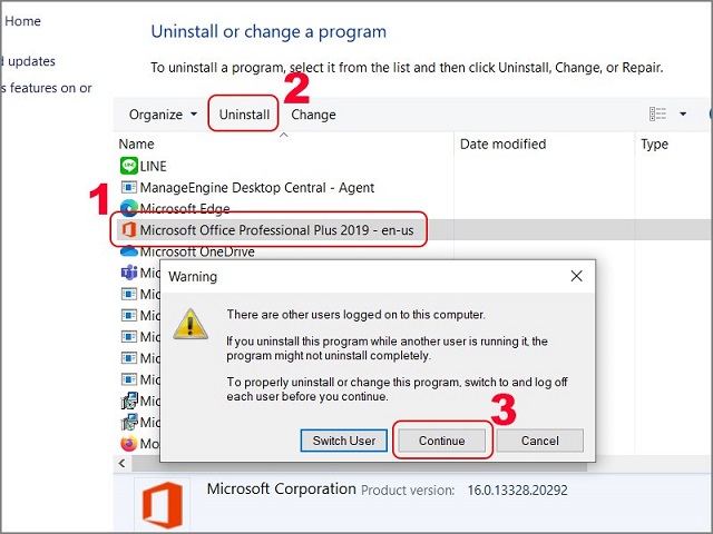 khắc phục lỗi outlook không nhận được mail do Microsoft Office