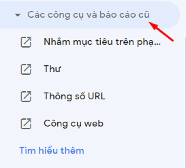 Công cụ của google webmaster tool 