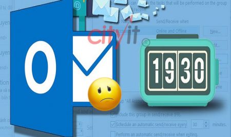 Tại sao outlook nhận mail chậm và cách khắc phục