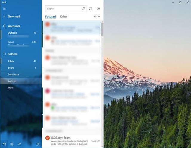 phần mềm email thay thế outlook Windows Mail